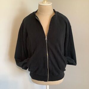 Victoria's Secret Black Bomber Jacket